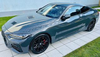 BMW 420i Aut. M-Sportpaket Pro -  Topzustand - Individual Dravitgraumetallic